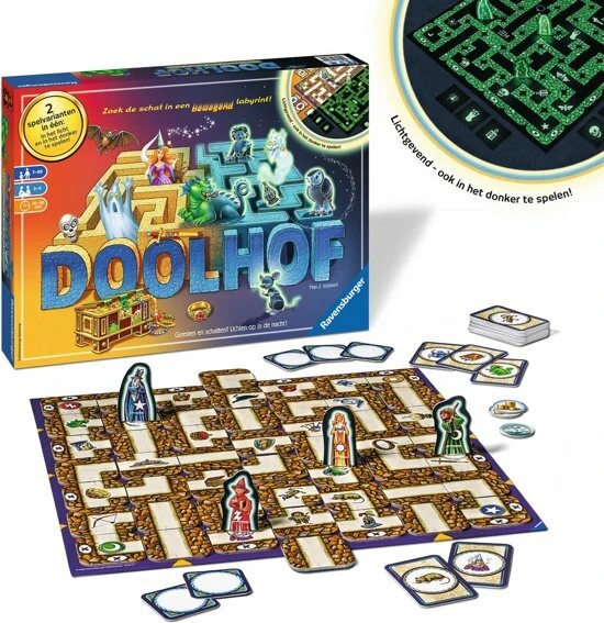 Betoverde Doolhof - Glow In De Dark - Bordspel - Afbeelding 2