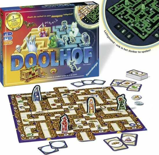 Betoverde Doolhof - Glow In De Dark - Bordspel - Afbeelding 3
