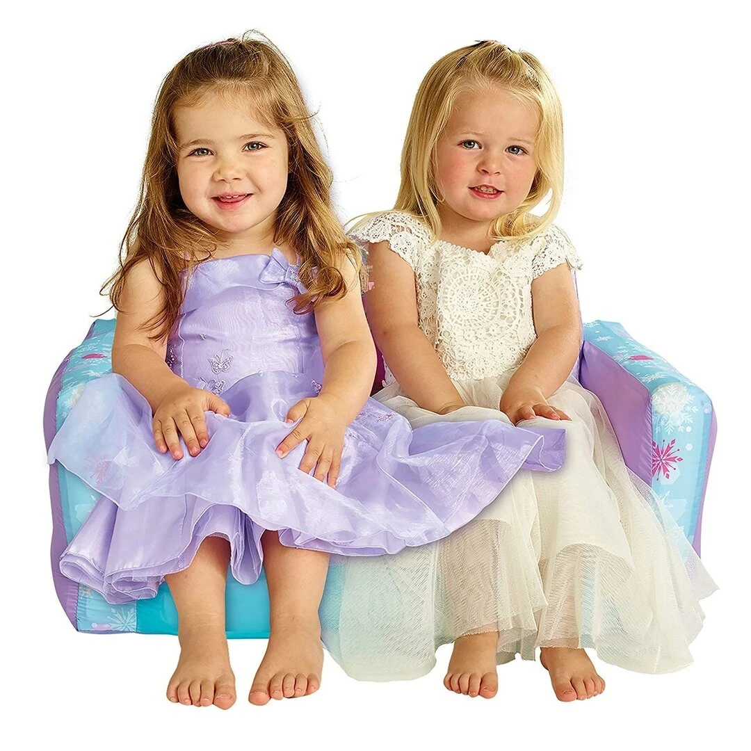 Frozen - Uitklapbaar 2 In 2 Opblaasbaar Zit- En Lig Bankje - Afbeelding 2