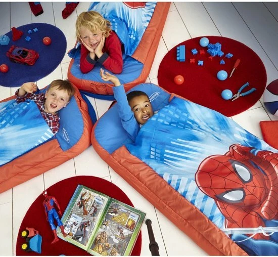 Spiderman Readybed - 2 In 1 Slaapzak En Luchtbed Voor Kinderen - Afbeelding 3