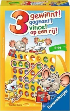 3 Op Een Rij - Pocket Spel