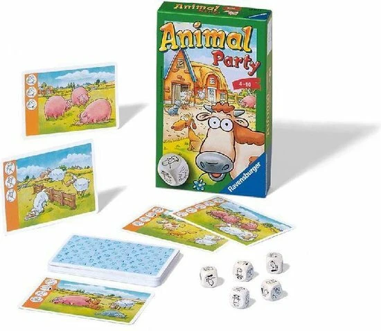 Ravensburger - Animal Party - Pocketspel - Afbeelding 3