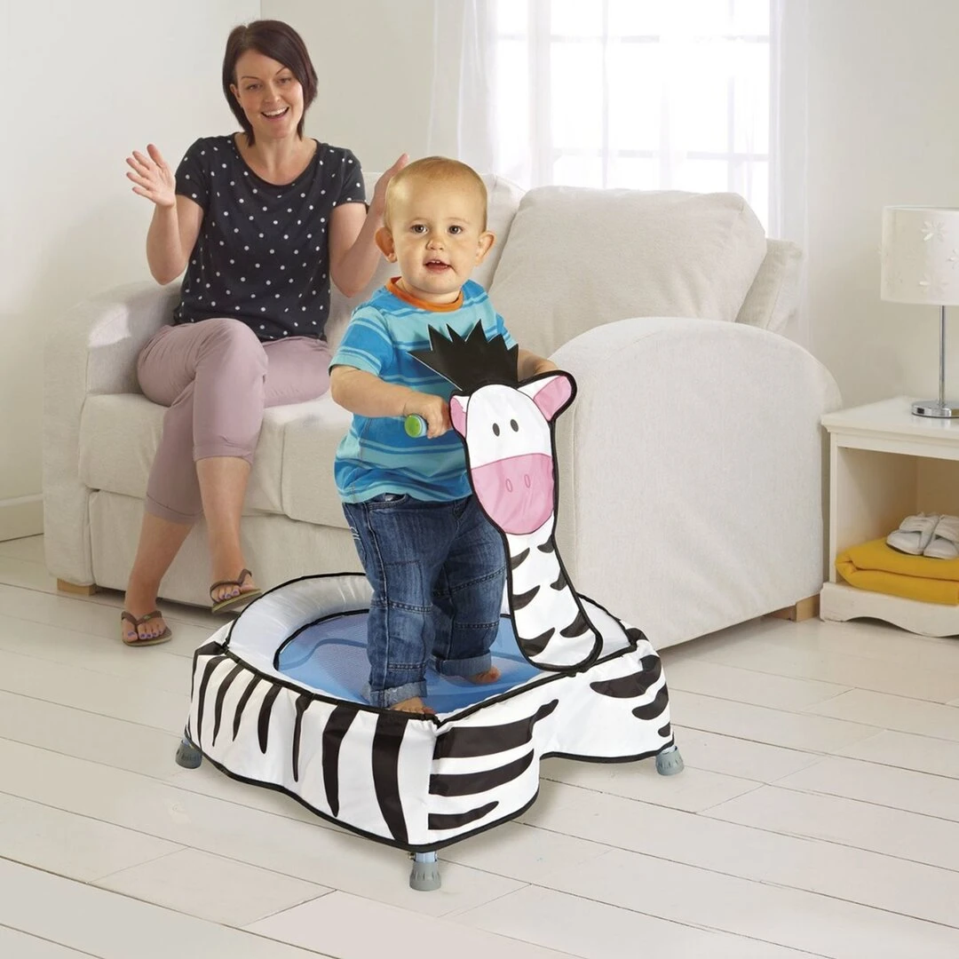 Zebra Kleuter Trampoline - Afbeelding 3