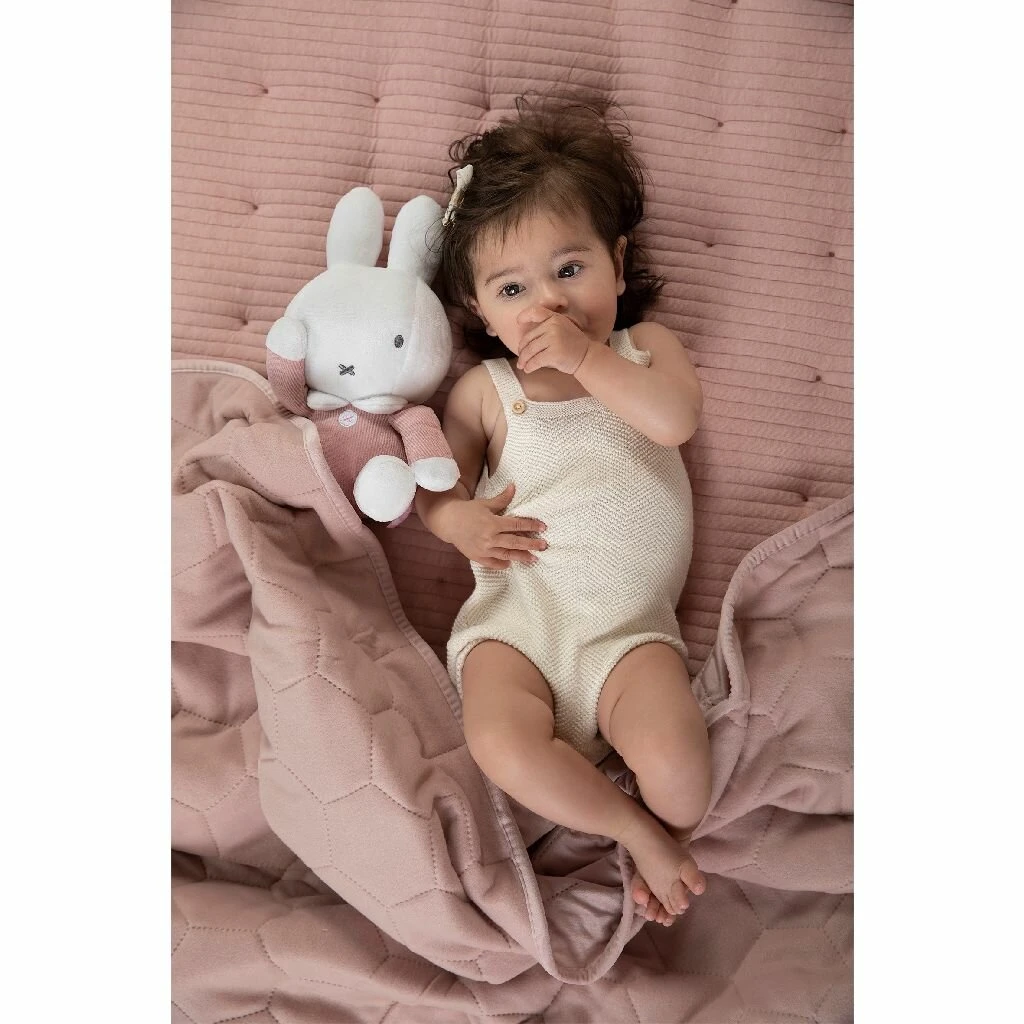 Nijntje Kiekeboe Knuffel - Roze - Babyrib - Afbeelding 5