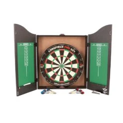 Dartbord Kabinet Compleet - Zwart