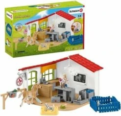 Schleich 42502 - Dierenartspraktijk Met Huisdieren - Farm World