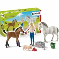 Schleich Dierenarts - Farm World Merrie En Veulen - 42486