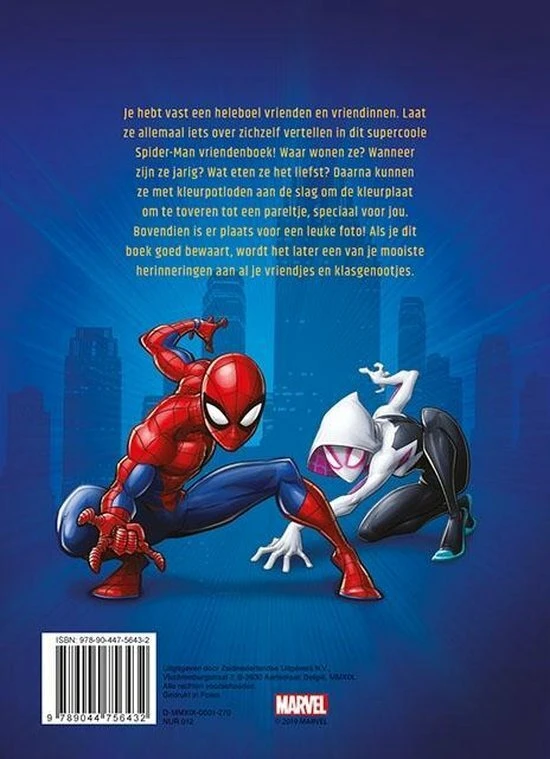 Vriendenboek Spiderman - Afbeelding 2