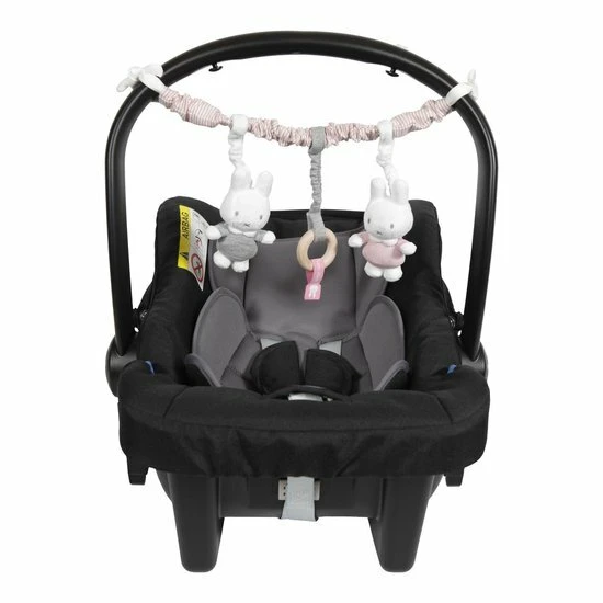 Autostoelspeeltje Nijntje Baby Ribstof - Roze - Afbeelding 2