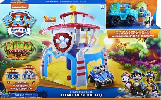 PAW Patrol - Dino Rescue - Hoofdkwartier Speelset - Afbeelding 2