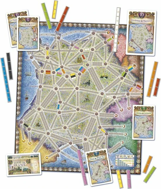 Ticket To Ride - France Old/ West - Bordspel - Afbeelding 4