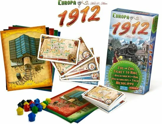 Ticket To Ride - Europa 1912 - Uitbreiding - Bordspel