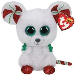 Ty Beanie - Christmas Mouse - 15 Cm