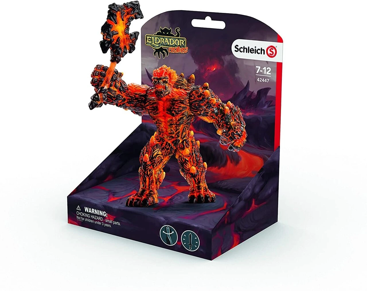 Schleich Eldrador - Lava Golem Met Wapen - 42447 - Afbeelding 2