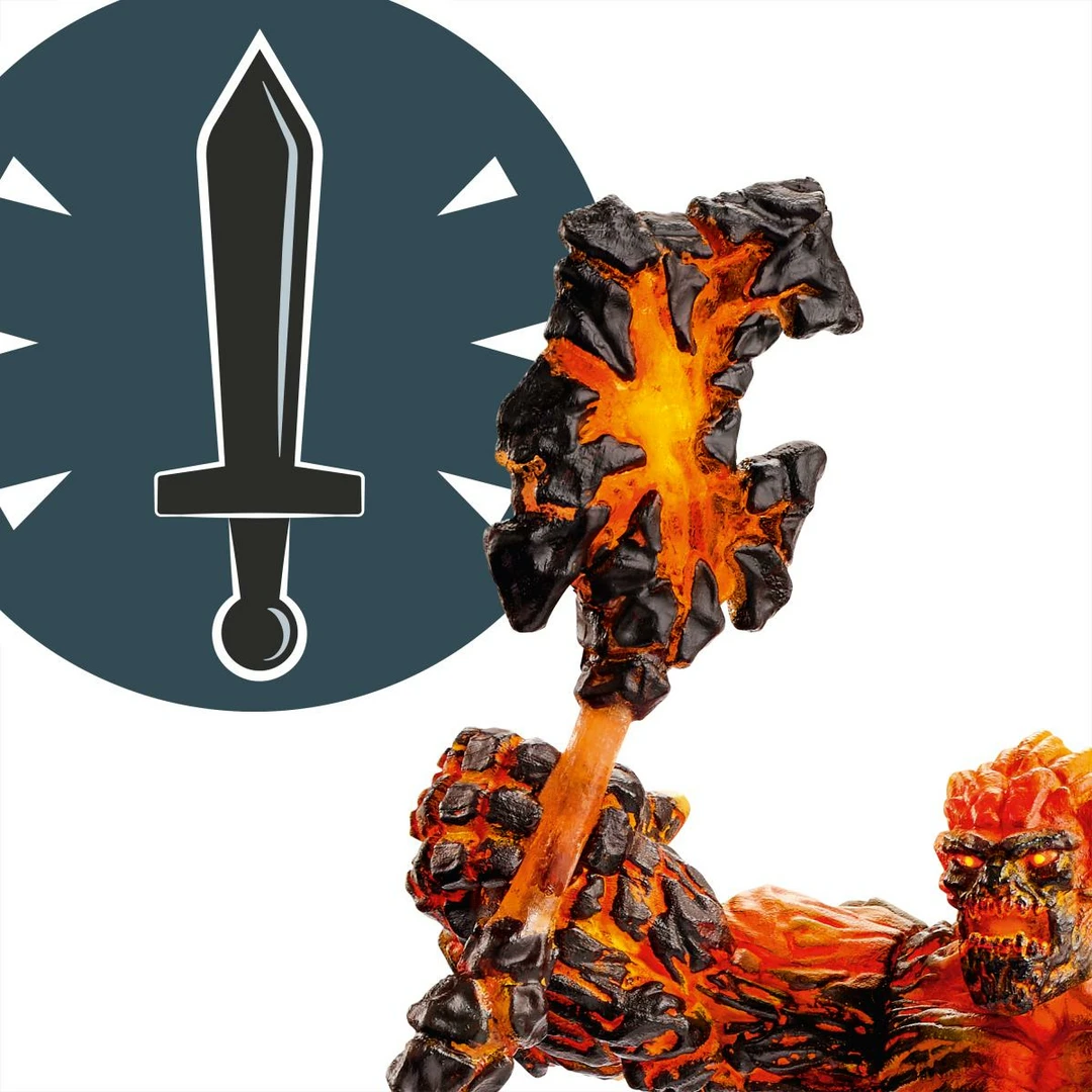 Schleich Eldrador - Lava Golem Met Wapen - 42447 - Afbeelding 5