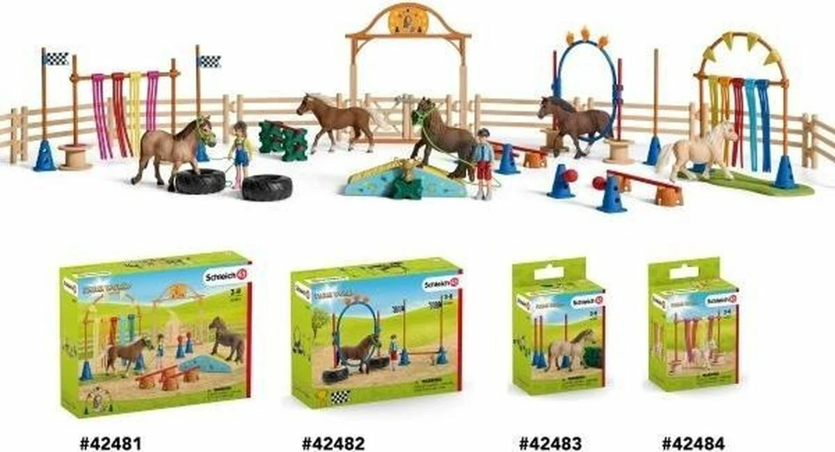 Schleich Farm World - Pony's Behendigheid Wedstrijd - 42482 - Afbeelding 7