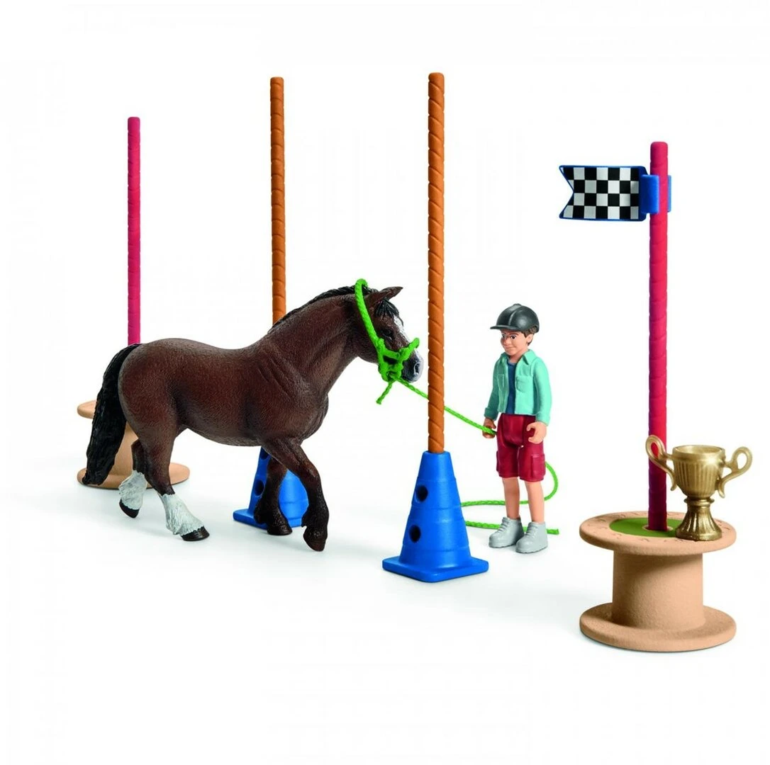 Schleich Farm World - Pony's Behendigheid Wedstrijd - 42482 - Afbeelding 2
