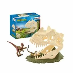 Schleich Dinosaurs - Grote Schedelvalstrik Met Velociraptor - 42348