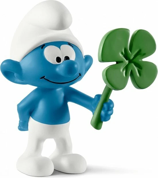 Schleich Smurfen - Smurf Met Klavertje Vier - 20797