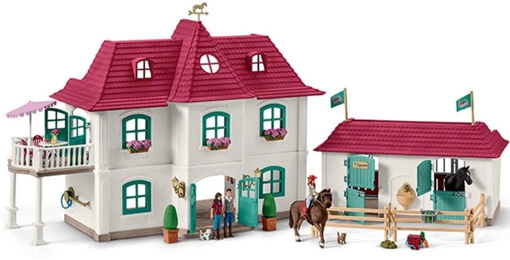 Schleich 42416 Horse Club - Grote Manege Met Woning En Stal