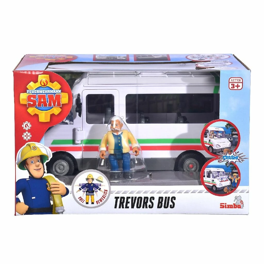 Brandweerman Sam - Trevors Bus Incl. Figuurtje - Afbeelding 4