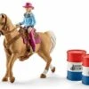 Schleich 41417 Cowgirl - Barrel Racing - Farm World