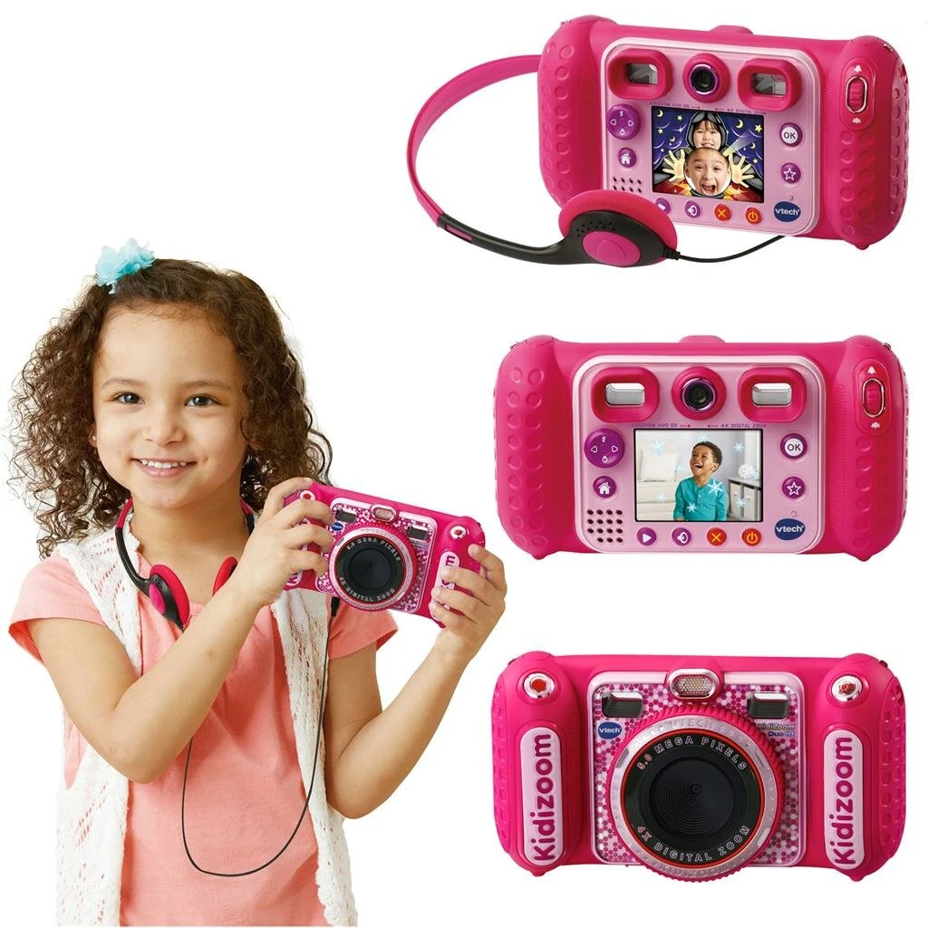 VTech KidiZoom Duo DX Roze - Kindercamera