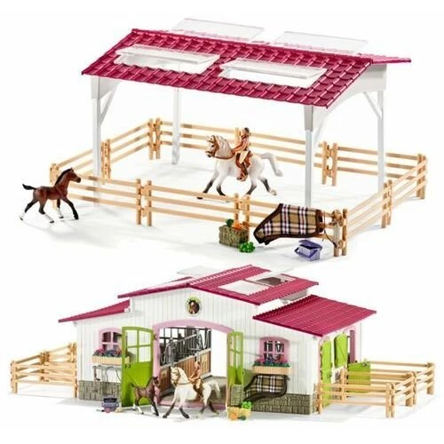Schleich 42344 - Manege Met Ruiter En Paarden - Horse Club - Afbeelding 3