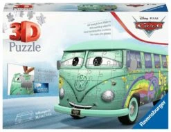 Ravensburger Volkswagen Bus T1 Pixar Cars - 3D Puzzel - 162 Stukjes