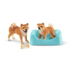 Schleich 42479 - Shiba Inu Moeder Met Pup - Farm World