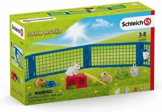 Schleich 42500 - Hok Met Konijnen En Cavia`s - Farm World - Afbeelding 6