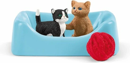 Schleich 42501 - Krabpaal Set Met Katten - Farm World - Afbeelding 2