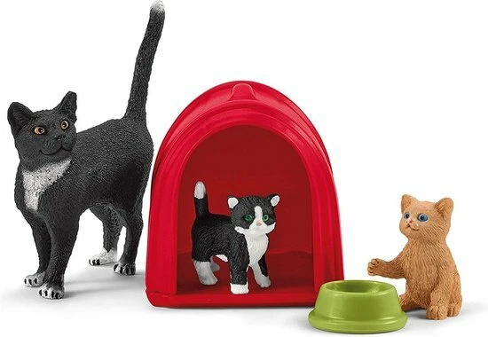 Schleich 42501 - Krabpaal Set Met Katten - Farm World - Afbeelding 4