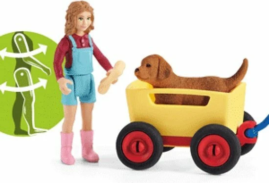Schleich 42543 - Uitje Met De Bolderkar - Farm World - Afbeelding 2