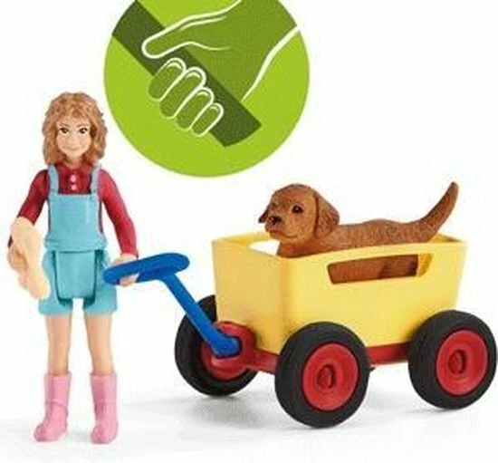 Schleich 42543 - Uitje Met De Bolderkar - Farm World - Afbeelding 5