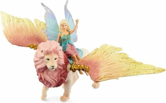 Schleich 70714 - Elfje Op Gevleugelde Leeuw - Bayala - Afbeelding 3