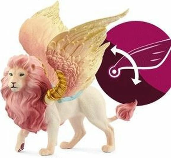 Schleich 70714 - Elfje Op Gevleugelde Leeuw - Bayala - Afbeelding 6