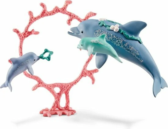 Schleich 41463 - Dolfijn Moeder Met Kleintjes - Bayala