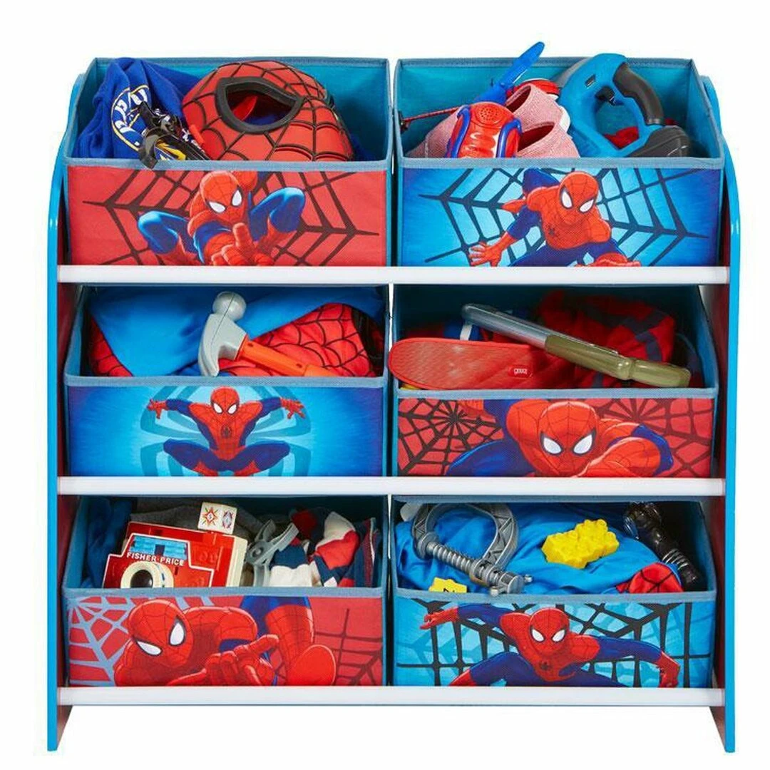 Spiderman - Speelgoed Opbergkast Met 6 Bakken - Afbeelding 7