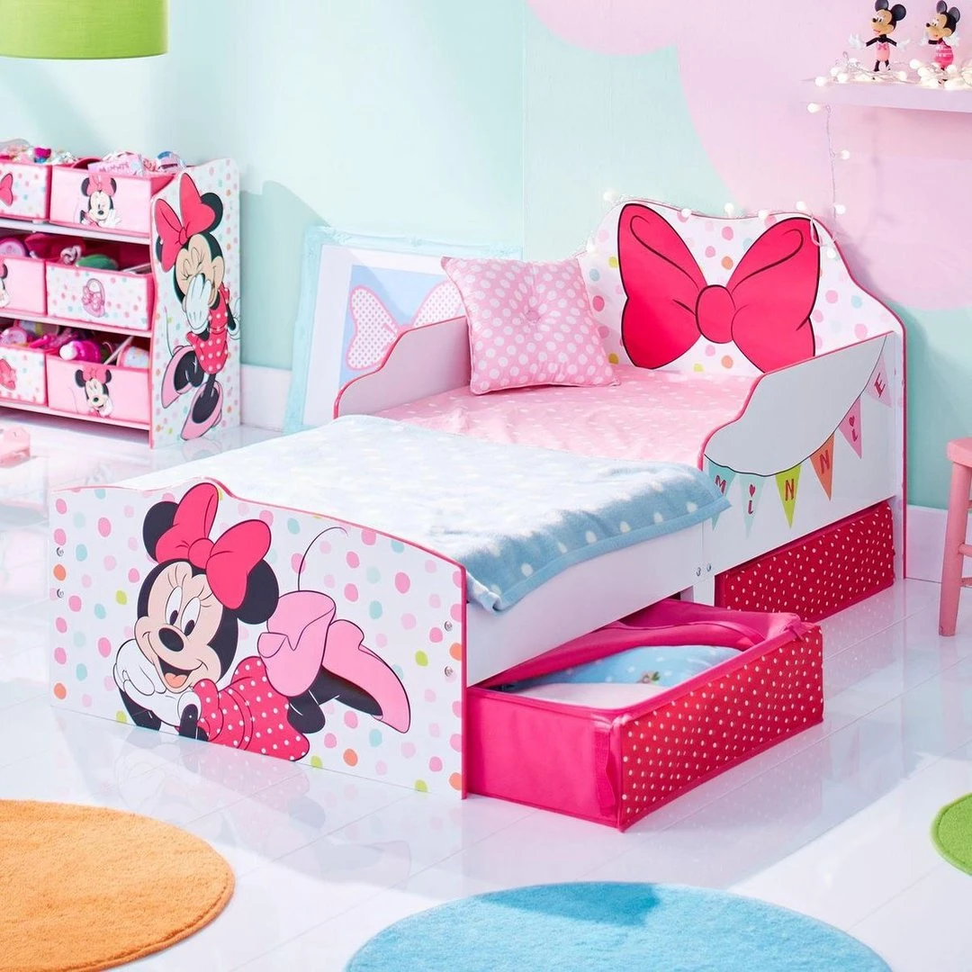 Minnie Mouse - Peuterbed Met Opslagruimte Onder Het Bed - Strik - Afbeelding 5