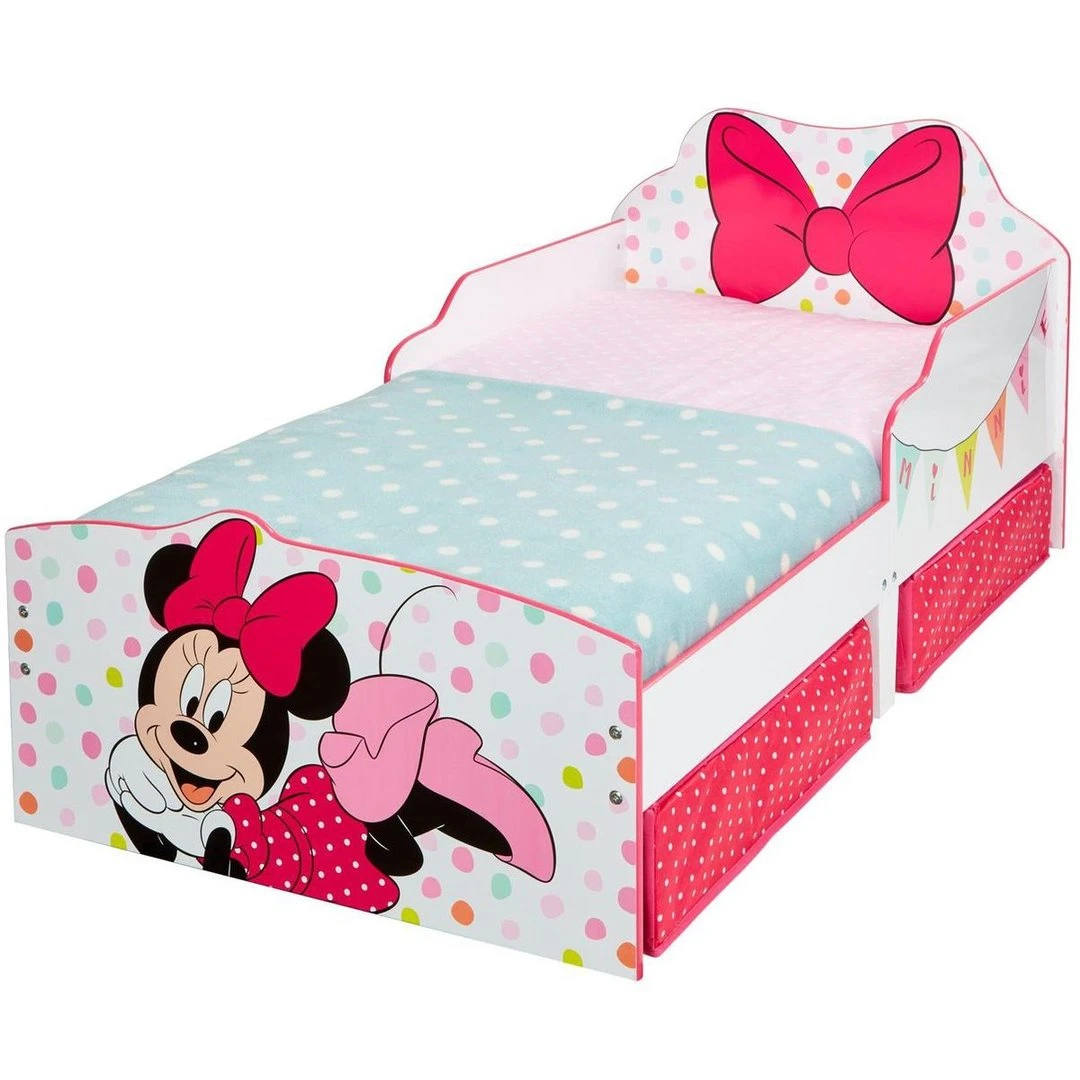 Minnie Mouse - Peuterbed Met Opslagruimte Onder Het Bed - Strik - Afbeelding 8
