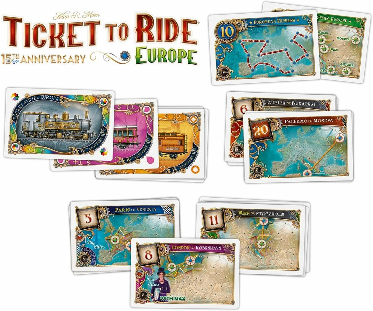 Ticket To Ride - Europa - 15th Anniversary - Afbeelding 8
