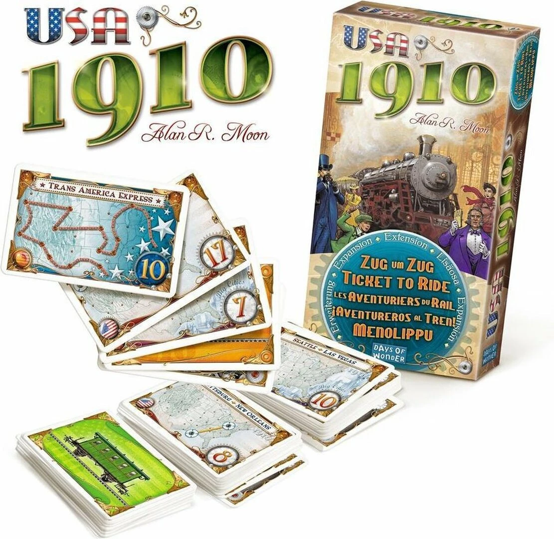 Ticket To Ride - USA 1910 - Uitbreiding - Bordspel