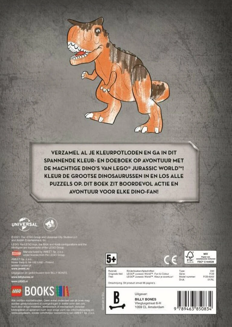 Lego Jurassic World - Kleur Je Avontuur! - Afbeelding 2