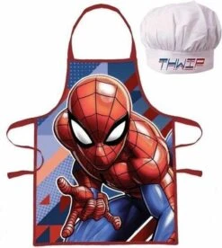 Spiderman Kookschort Met Koksmuts