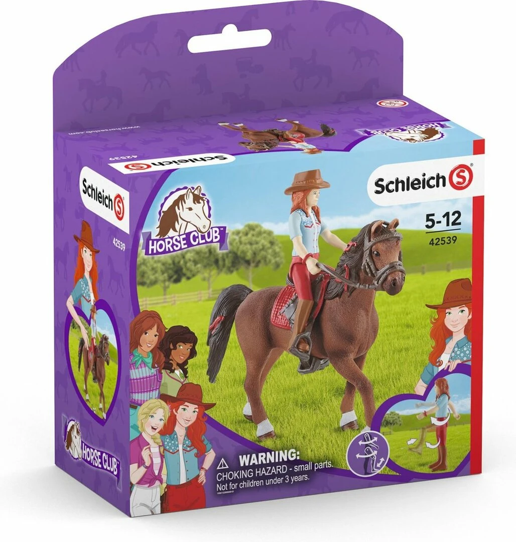 Schleich 42539 Paard Met Ruiter - Hannah En Cayenne - Horse Club - Afbeelding 4