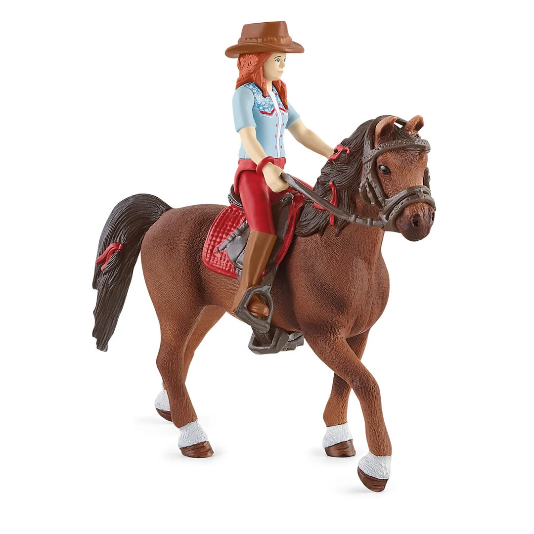 Schleich 42539 Paard Met Ruiter - Hannah En Cayenne - Horse Club