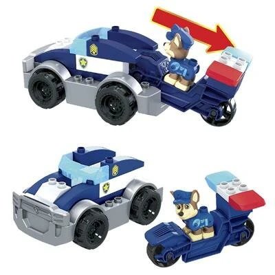 Fisher-price Mega Bloks - Paw Patrol - Chase's City Politieautoset - Afbeelding 4