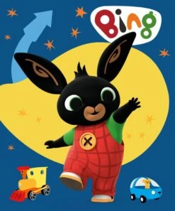 Bing Fleecedeken - Blauw