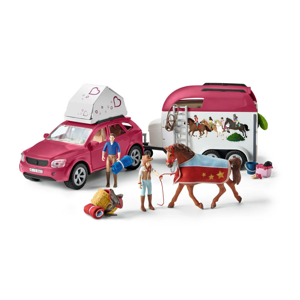 Schleich 42535 - Auto Met Trailer - Horse Club - Afbeelding 2